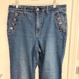GAP Women's Flare Jeans in Classic Blue